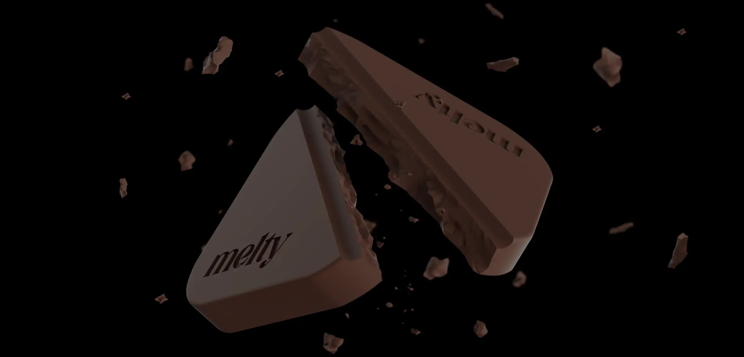 melty paar schokolade