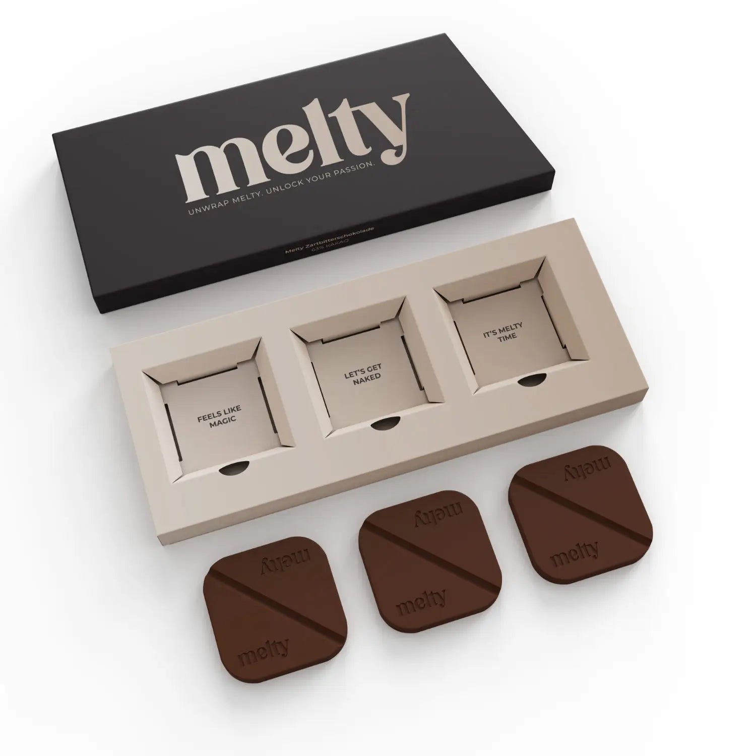 aphrodisierende schokolade melty verpackung