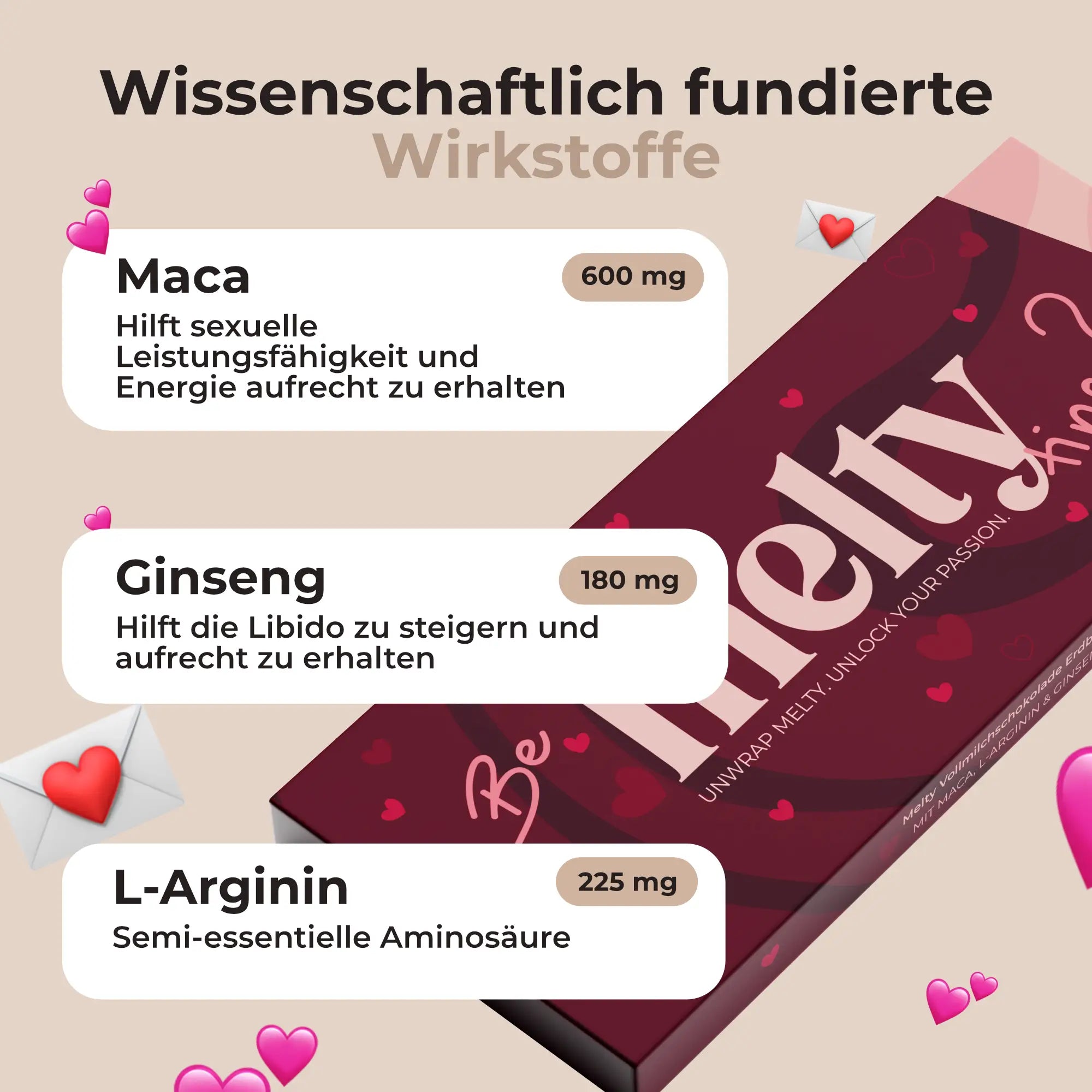 Aphrodisierende Schokolade Vollmilch/Erdbeere (Valentinstag Limited Edition)
