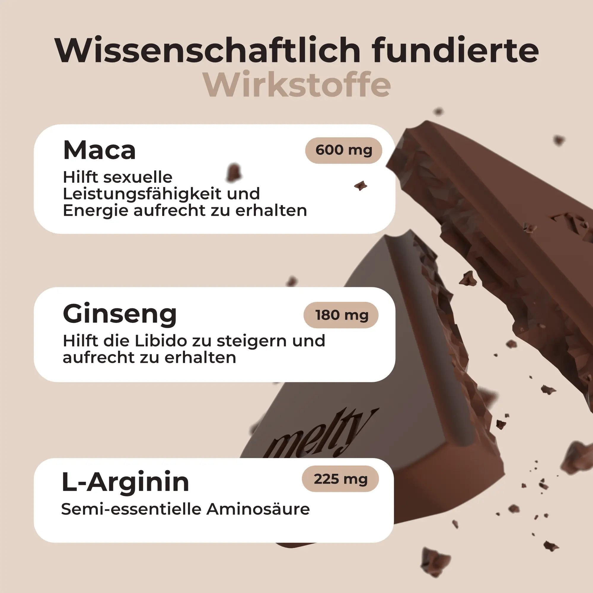 Aphrodisierende Schokolade Zartbitter